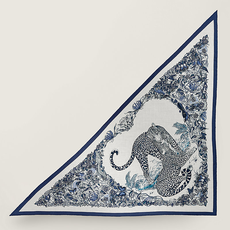 Jungle Love giant triangle - Blue | Hermès Mainland China